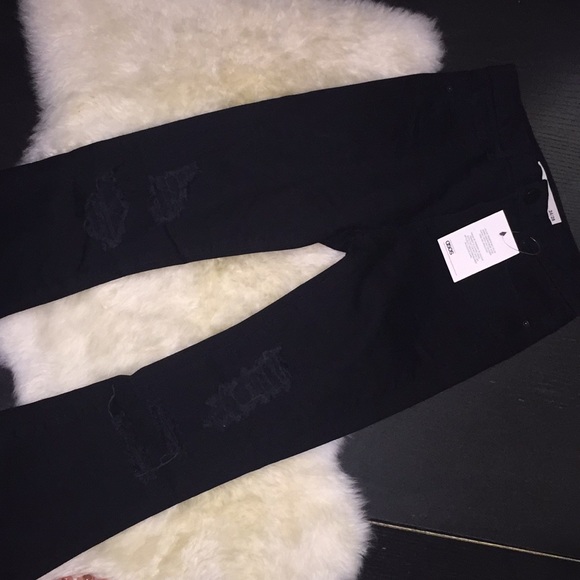 ASOS FLARE DISTRESSED JEANS.  PRICE FIRM! - Picture 4 of 8